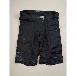 Fox Racing MTB Enduro Motocross Performance Shorts Men 36 Black Logo